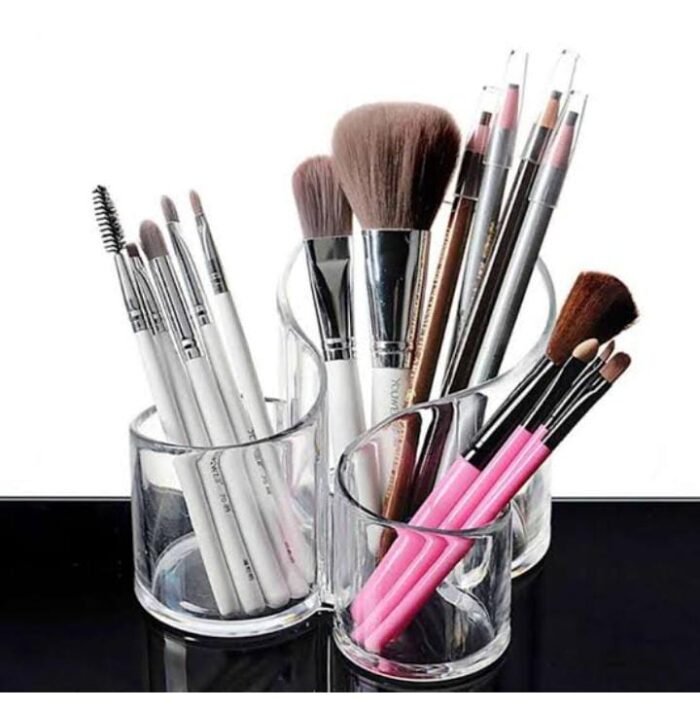 Elegant Crystal Clear Makeup Organizer